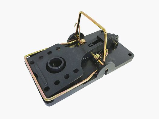 Self-tensioning rat trap