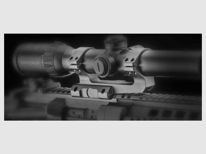 Attacco Eratac attacco AR-15 UltraLight 30mm -profilo Weaver 20 MOA, immagine 2 di 2