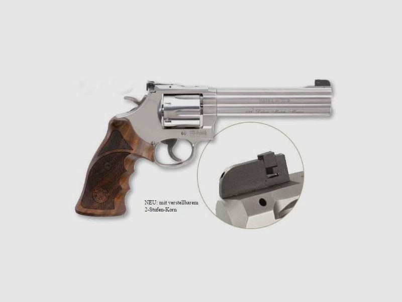 S&W Revolver Mod. 686 Deluxe Match Master 6 Zoll stainless Kal. .357 Magnum