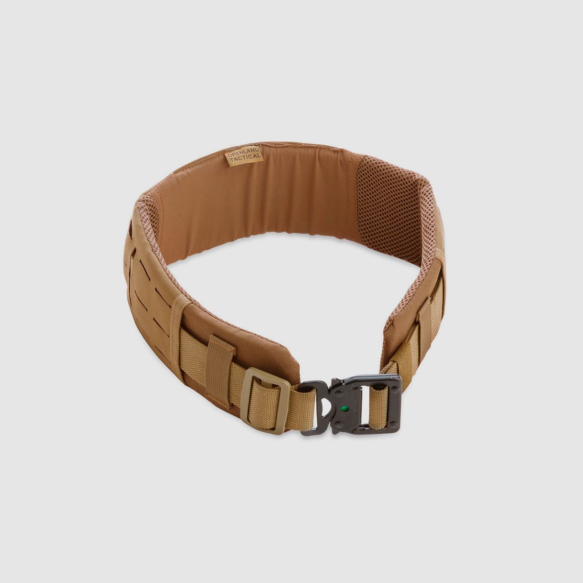 OPENLAND TACTICAL – Tactical Belt Lasercut Cobra Closure Coyote Tan, image 1 of 5