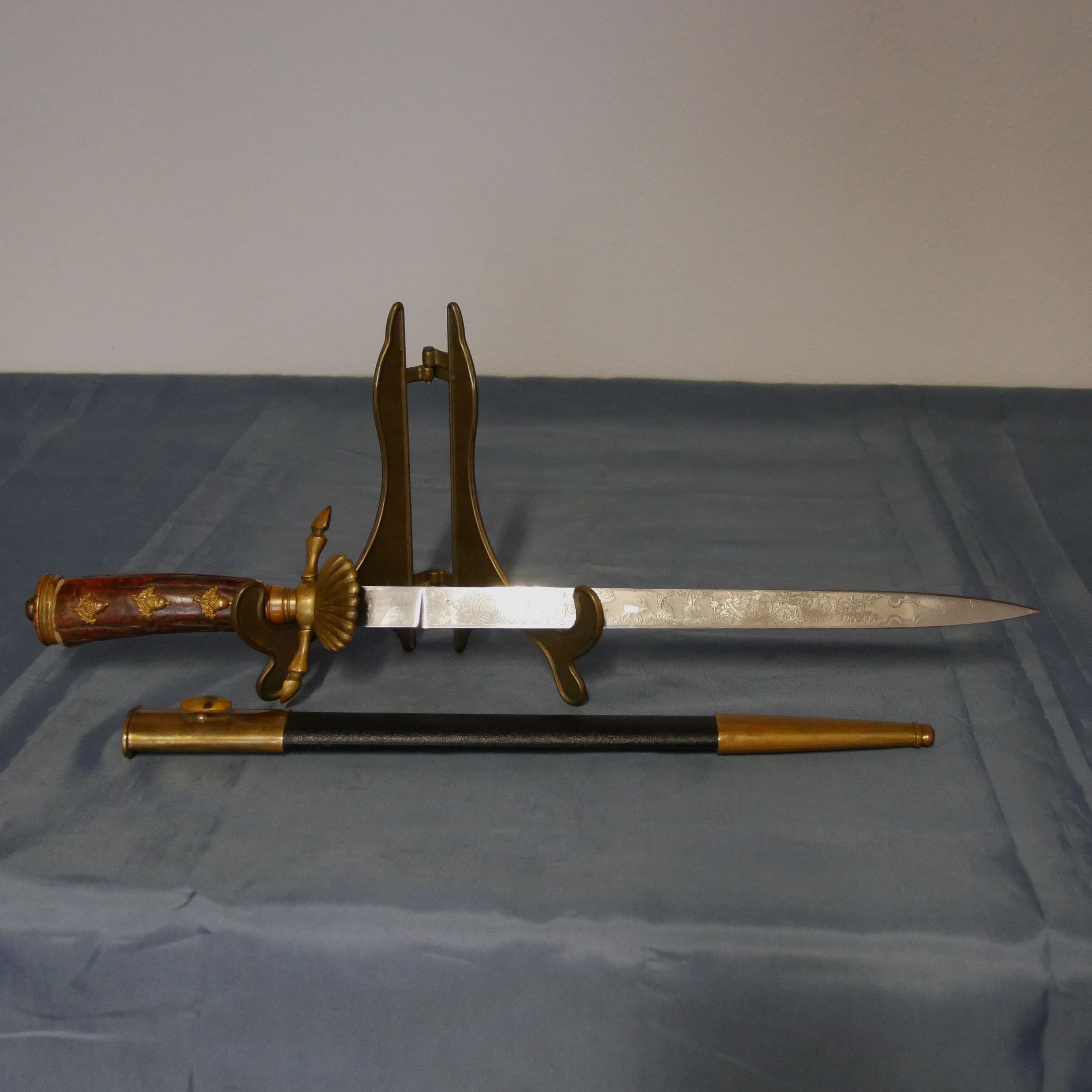 Pugnale da caccia onorario Heinrich Hörster Solingen