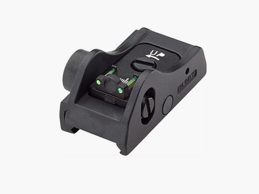 LPA Celownik Ghostring Fiber zielony Strzelba