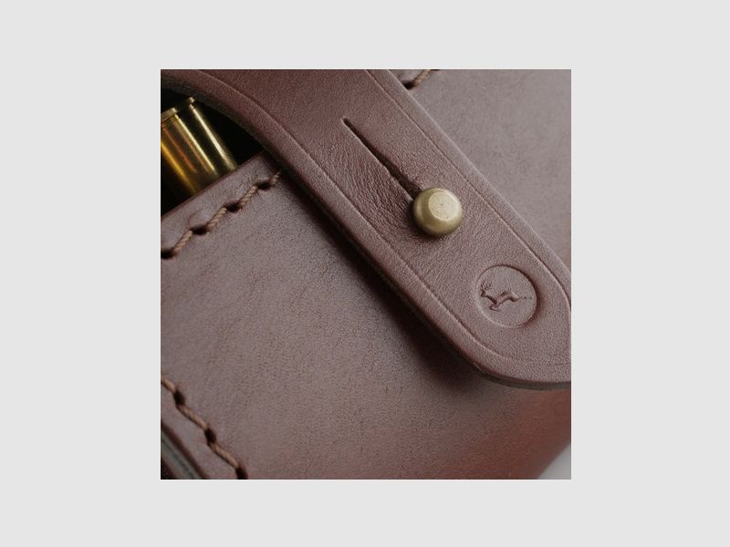 Custodia in pelle per cartucce - drilling, immagine 3 di 3