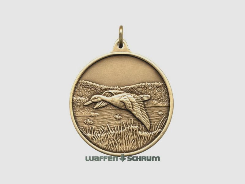 Jagdmedaille Ente 40mm Bronze