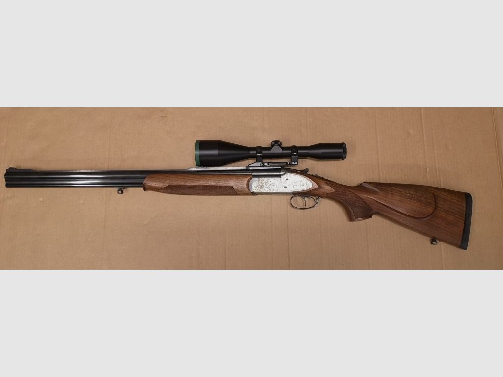 Bock rifle S2000 Luxury 7x65R and 12/70 side lock
