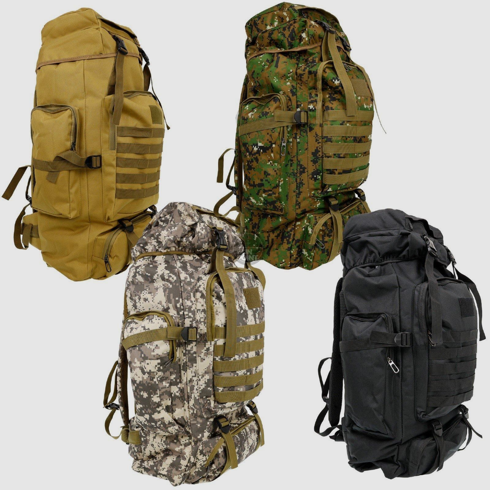 Mochila de senderismo al aire libre OpTacs 80L Molle