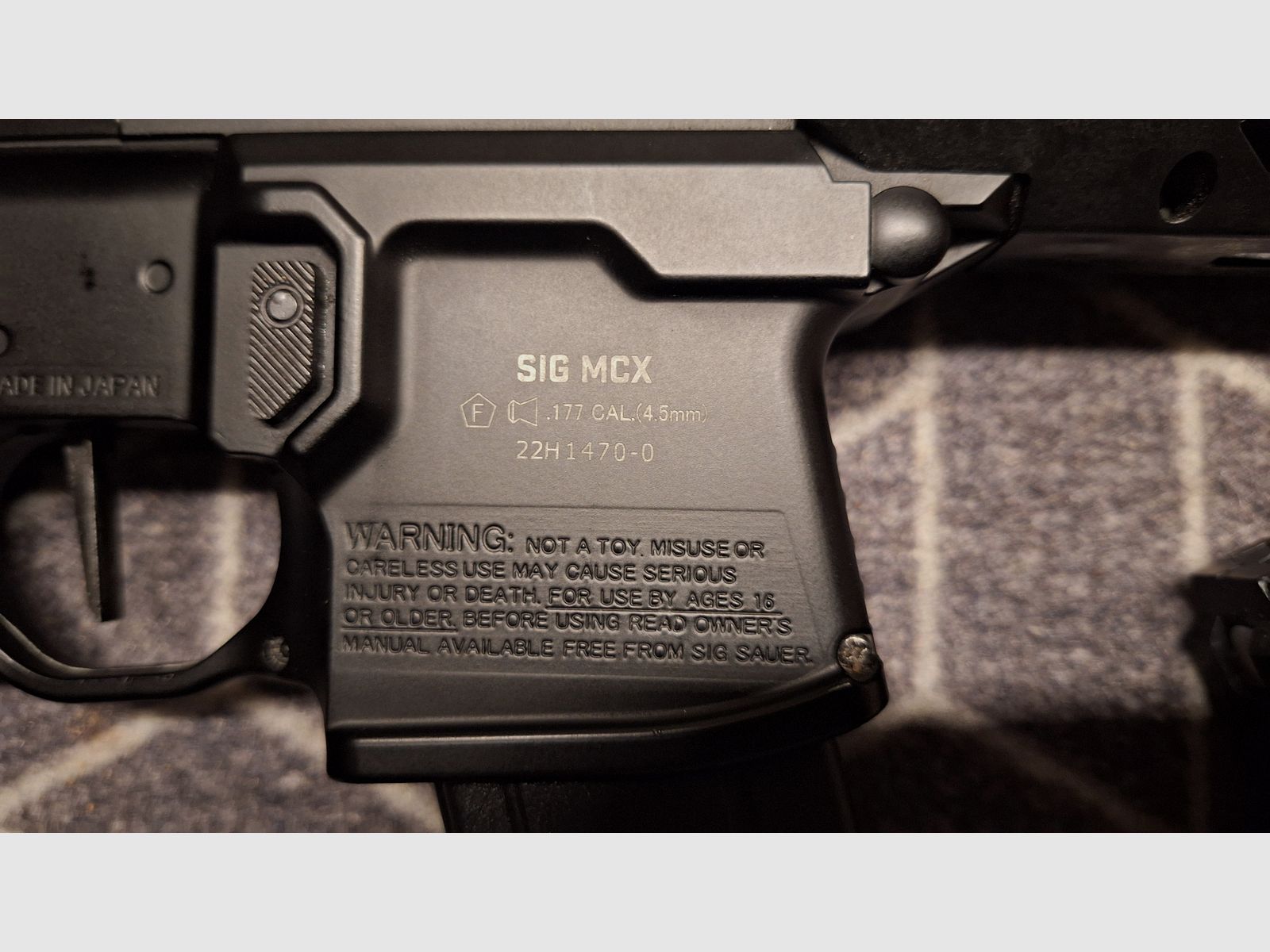 SIG SAUER MCX GEN2 Co2-Gewehr Schwarz 4,5 mm Diabolo