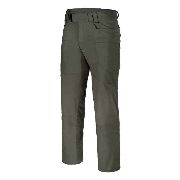 Helikon HTP Tactical Trousers - HYBRID TP PolyCotton Ripstop Taiga Green (SP-HTP-PR-09), image 1 of 2