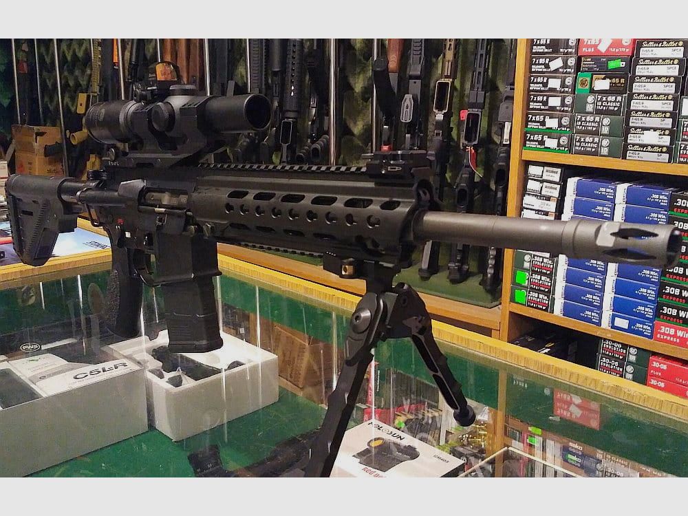 Ultralight aluminum Picatinny QD bipod, image 6 of 7
