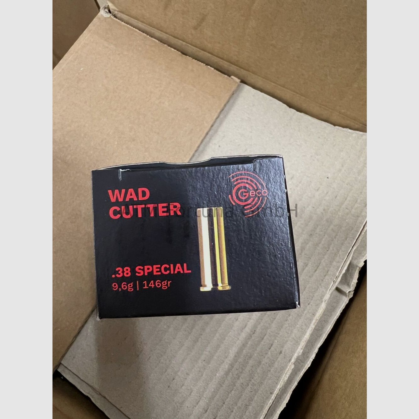 GECO .38 Special Plomb Wadcutter 9,59g/148grs