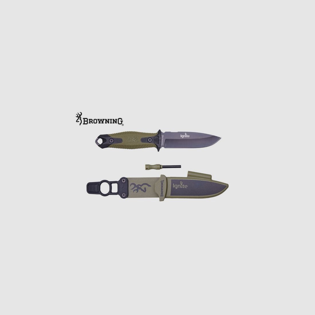 Browning Ignite 2 Outdoor-Messer der Spitzenklasse inkl. Feuerstarter