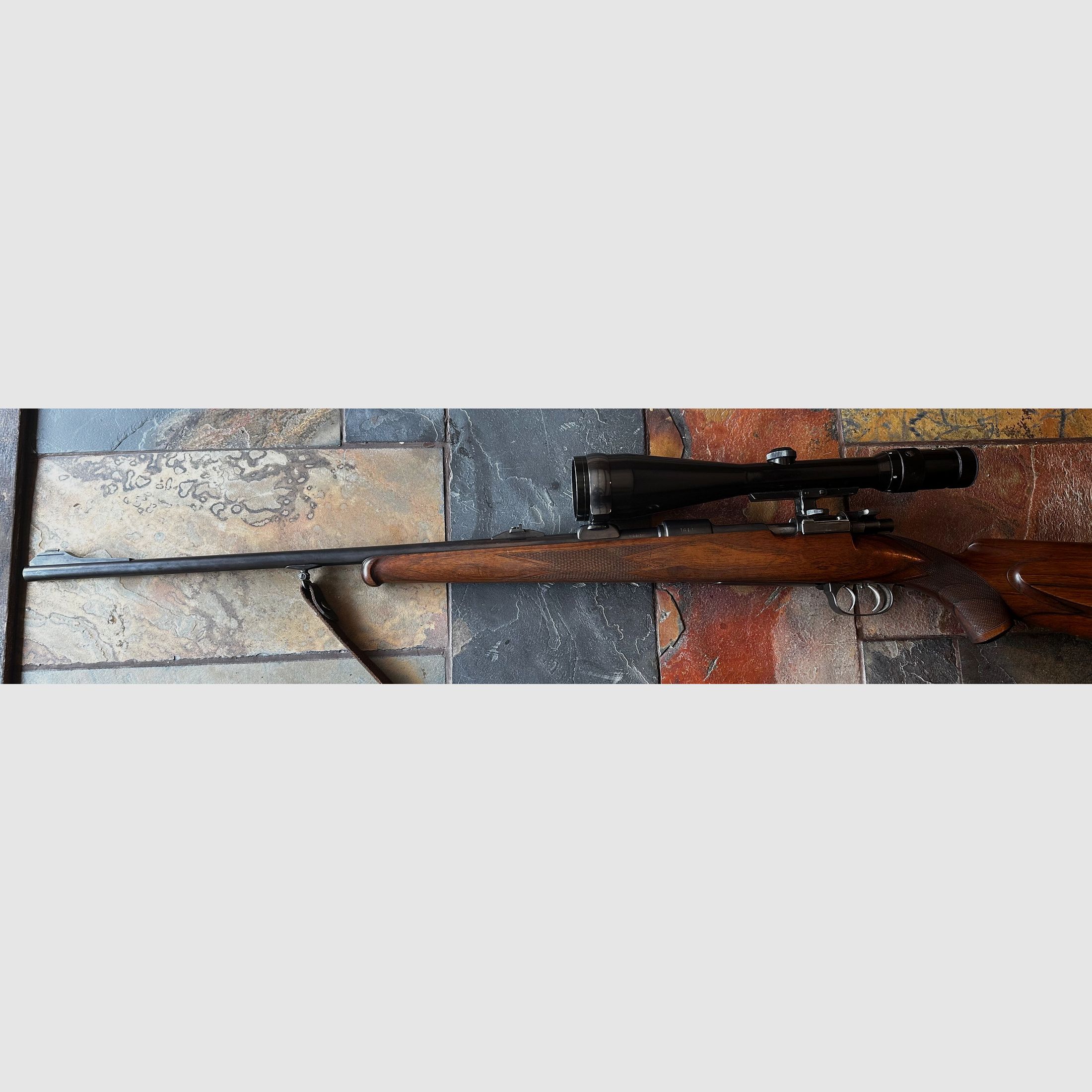 Mauser 98 rifle repetidora 8x57 IS con Jena ZF 3-12x56 – Rifle de caza clásico