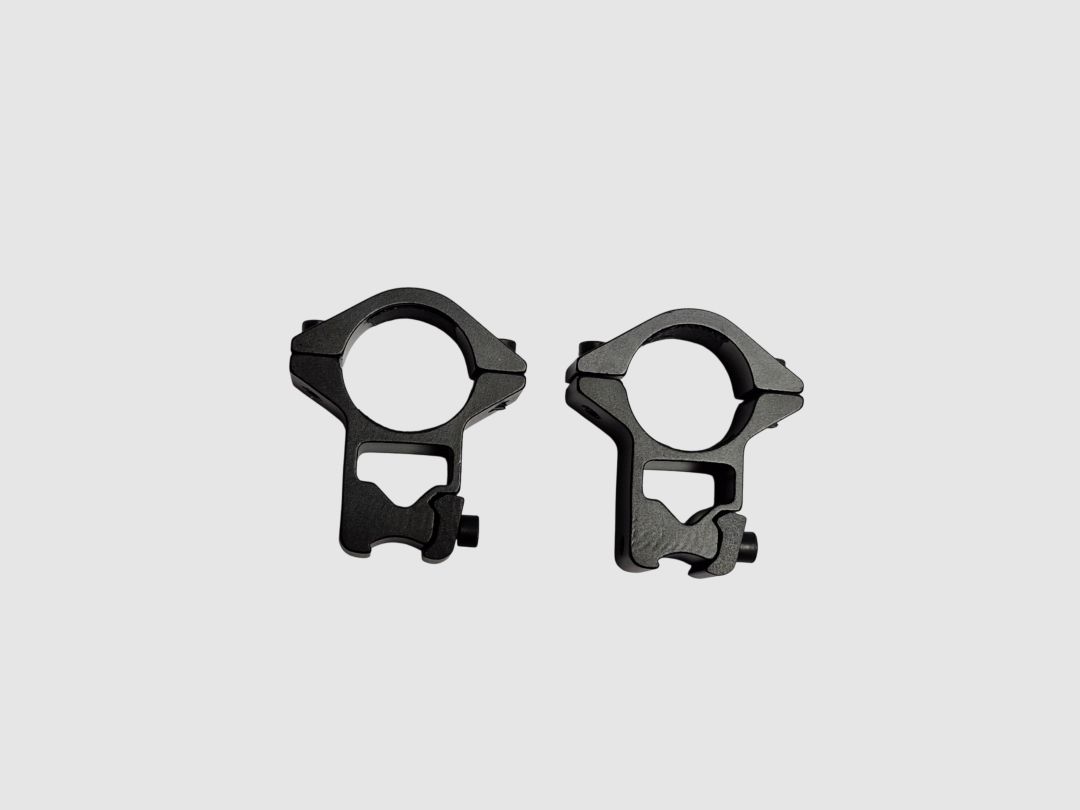Paire de colliers de montage ECO lunette MEDIUM A TUNNEL Ø1" - rail 11mm, image 1 sur 2