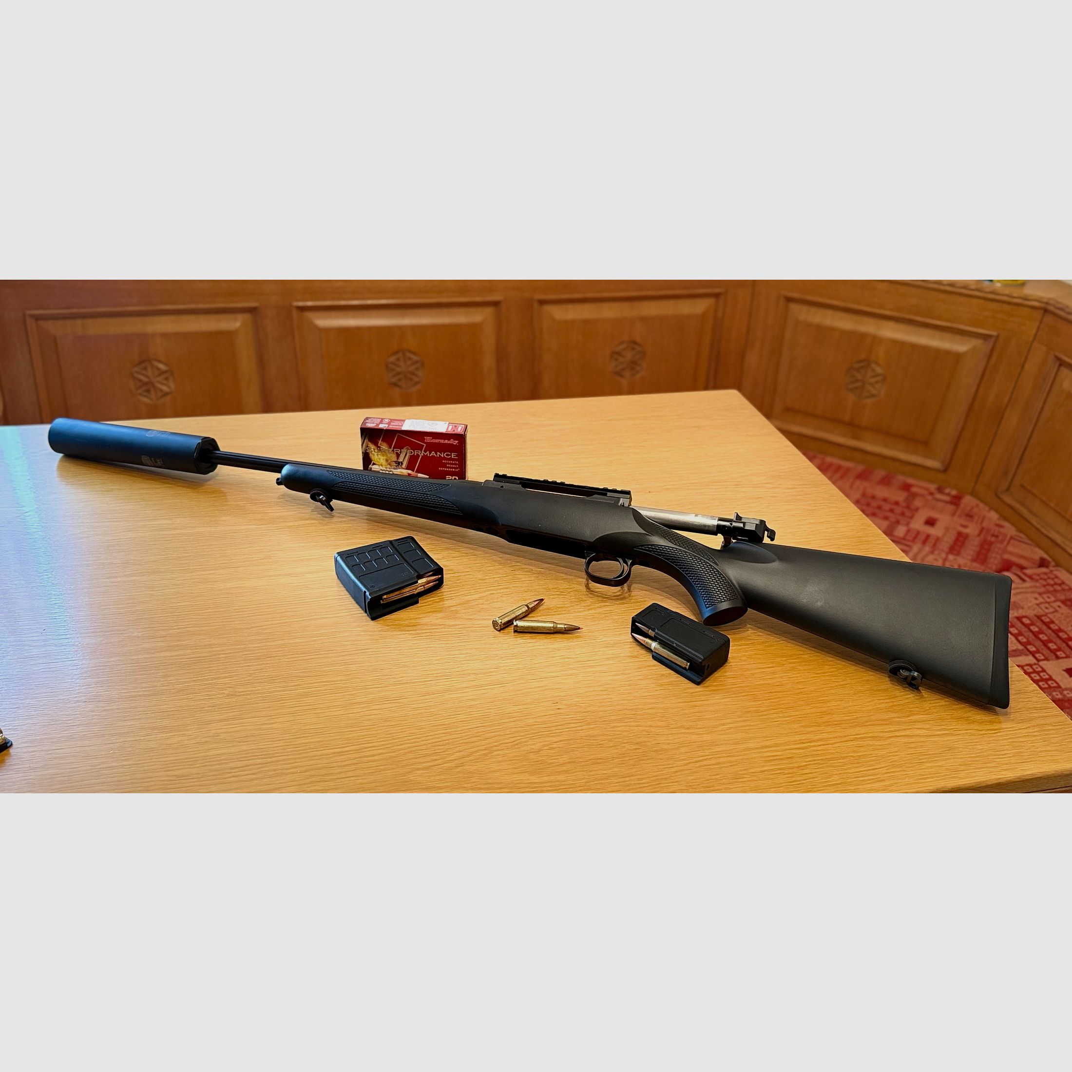 Mauser M12 Black Impact .308 Win. con suppressor Mauser