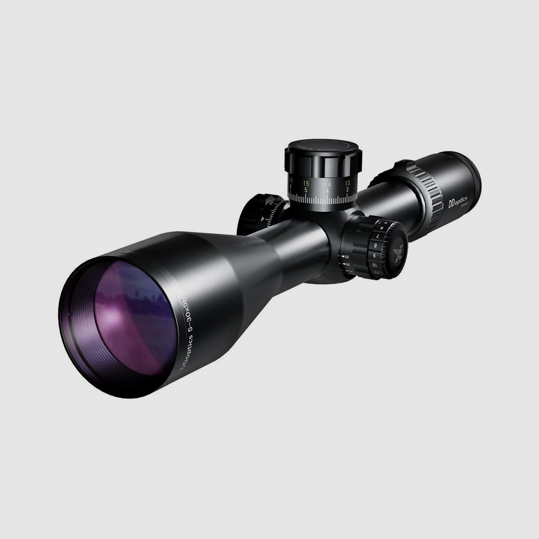 DDoptics DDMP V6 5-30x56 tac-A MRAD 1BE lunette de tir point lumineux manuel