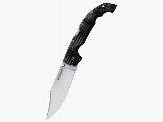 Cold Steel Voyager Clip XL Pocket Knife, Smooth Blade, AUS 10A