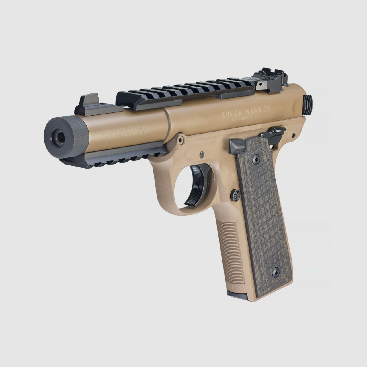 RUGER PISTOLE MARK IV 22/45 TACTICAL – DAVIDSON’S BRAUN CERAKOTE