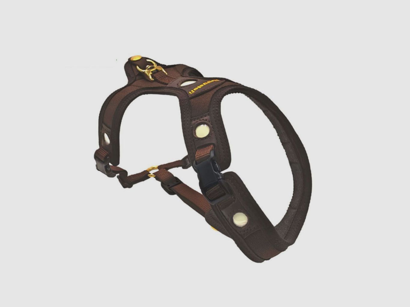 Dog Harness Niggeloh Follow Light Lichtblick (M, Brown), image 2 of 4