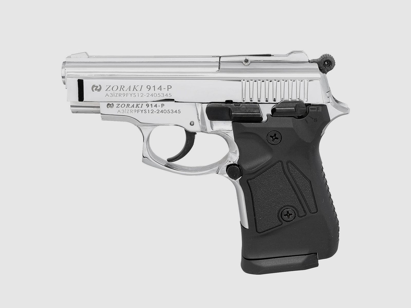 ZORAKI 914 Chrome 9 mm P.A.K. – pistola a salve – spedizione in tutta l’UE