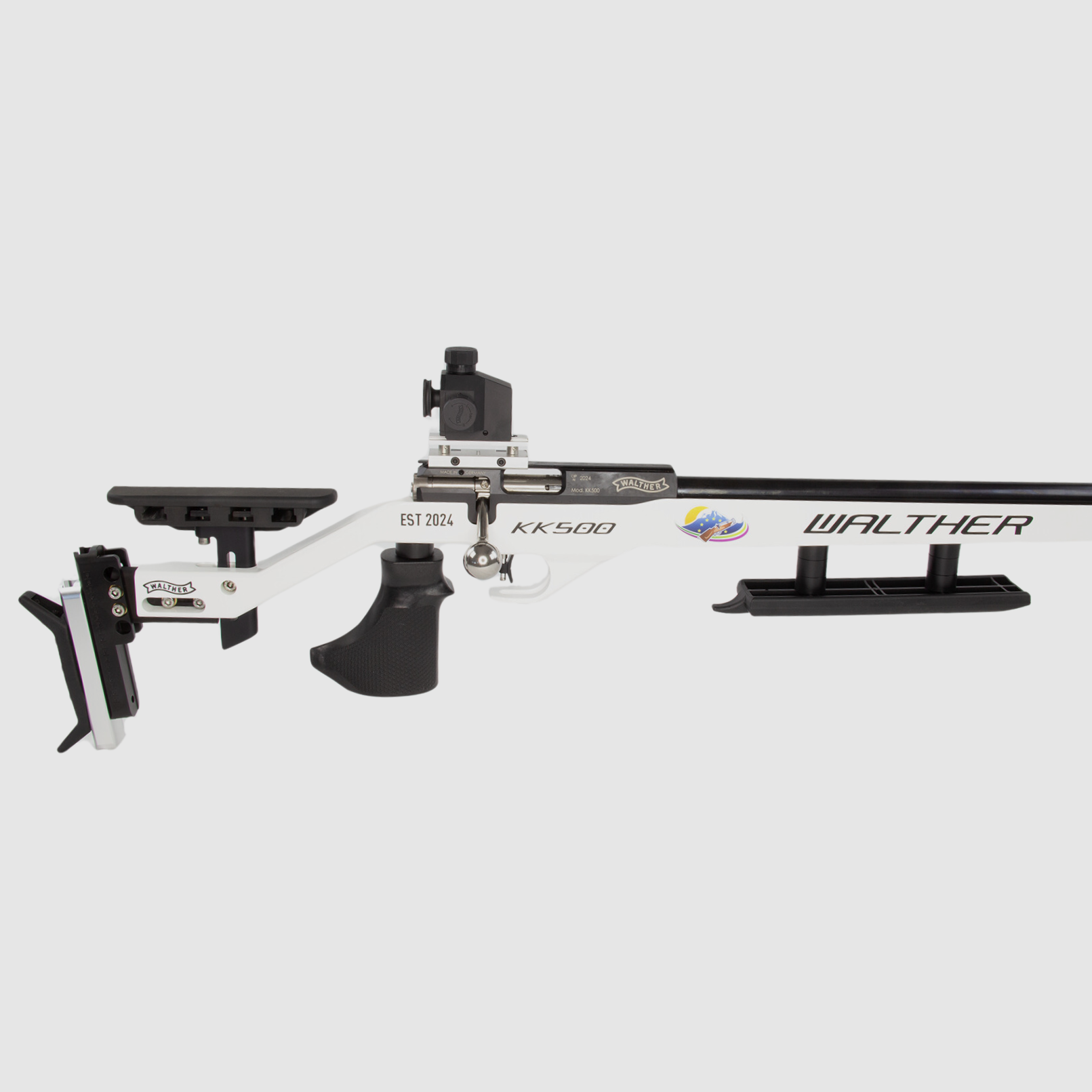 WALTHER KK500 Blacktec-Schaft Sonderedition "Europ. Schützenfest 2024" LL65cm .22lfB, Bild 3 von 5