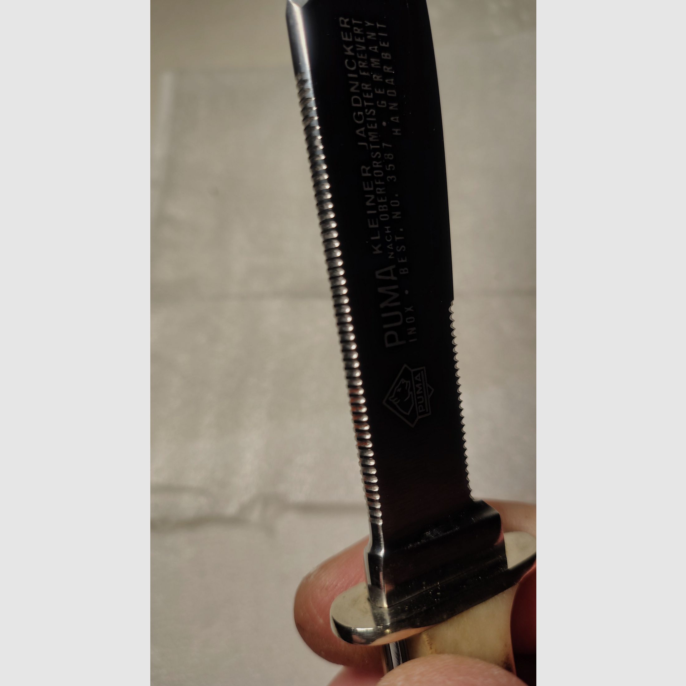 Couteau Puma Petit Jagdnicker 3587 & 3588 1/2 de 1976 – 50 ans d'anniversaire