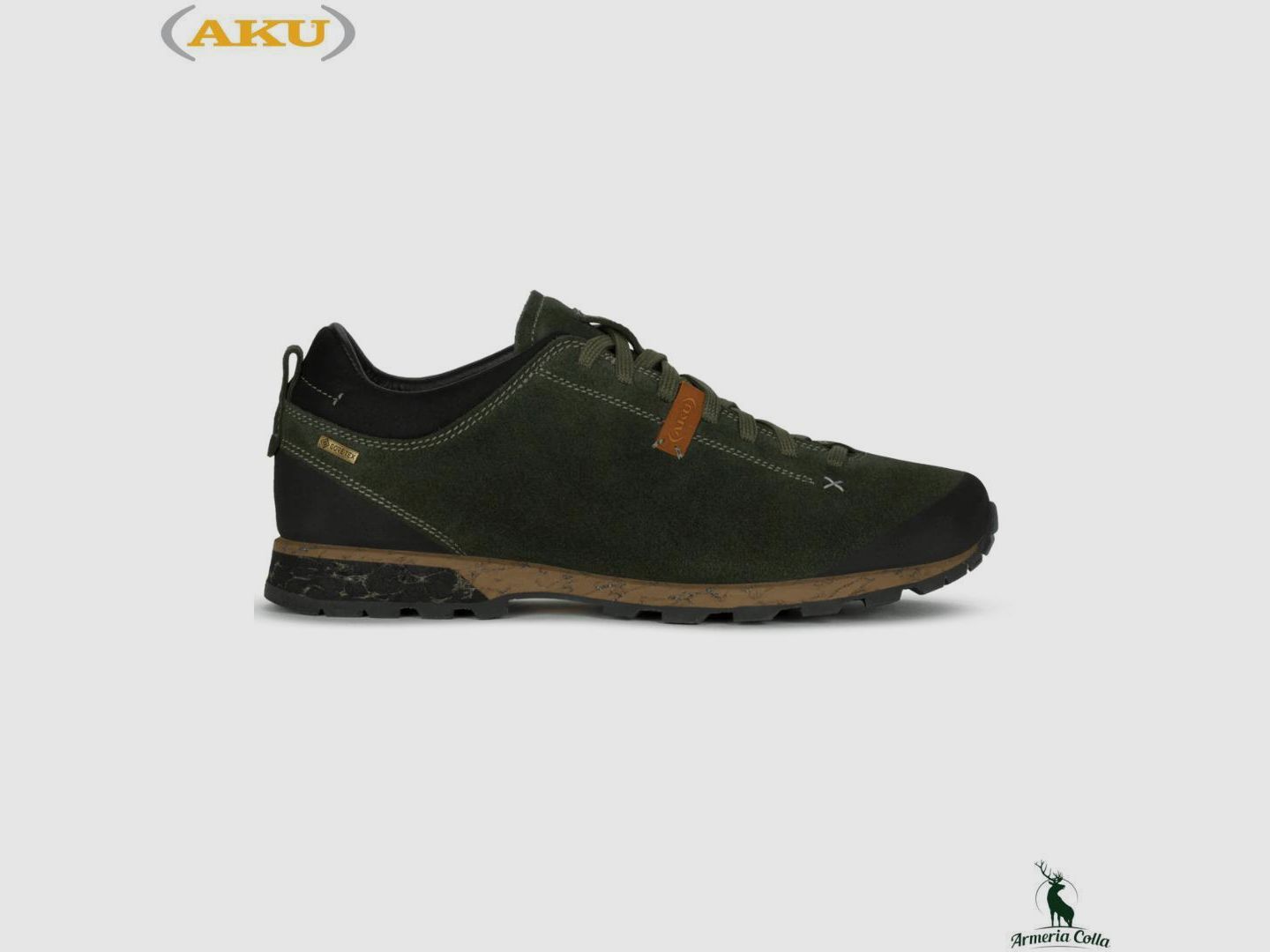 Aku Scarpa Bellamont 3 Suede Gtx Verde/Beige, imagen 2 de 2