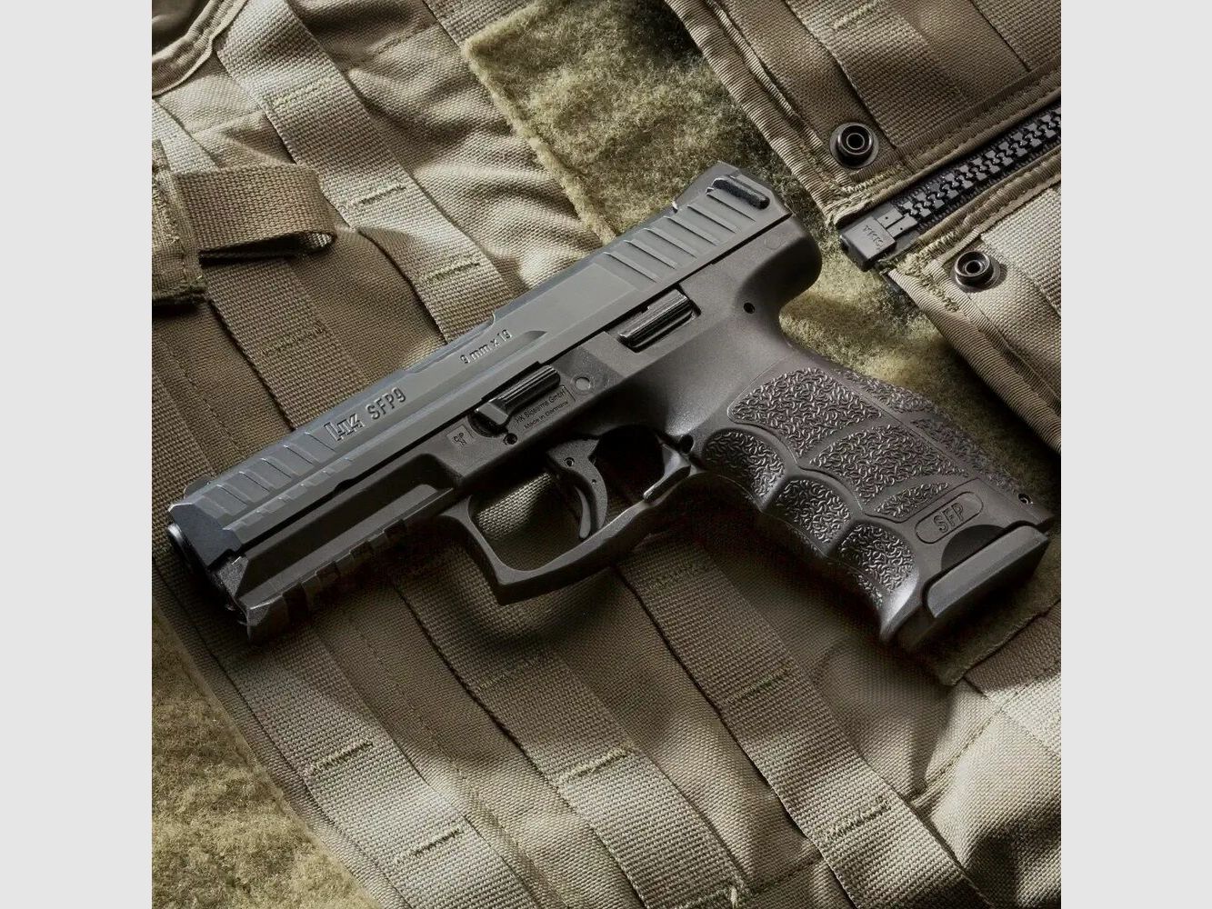 Heckler & Koch Pistole, Heckler & Koch SFP9-SF (Special Forces), 9x19; 9mm Para; 9mm Luger