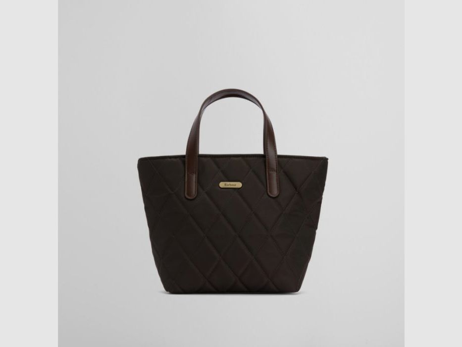 Barbour D-Tasche Mini Tote Quilted | olive, Bild 1 von 18