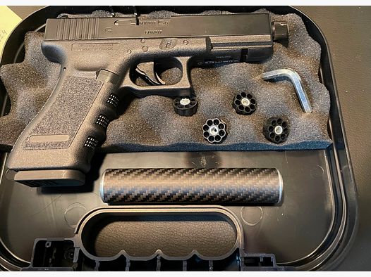 Glock 17 Co2-Pistole Kaliber 4,5 mm BB / Diabolo Blowback (P18)