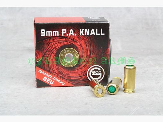 Geco	 9mm P.A. Knall 25 Stück