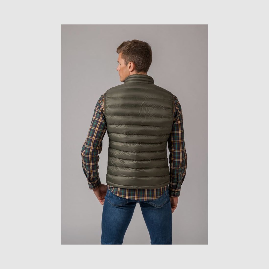 Gilet da uomo Lugo verde, immagine 2 di 2
