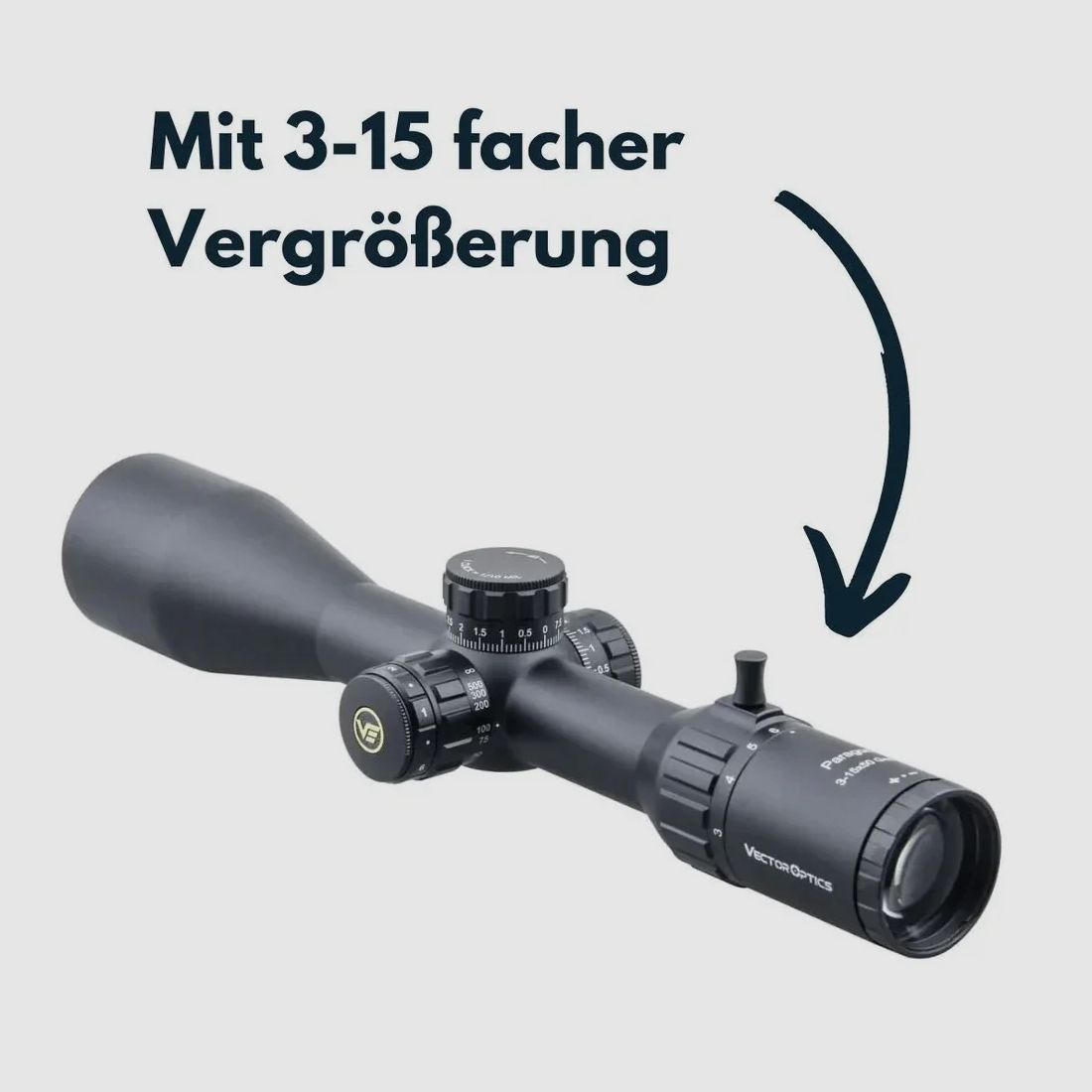 Vector Optics SCOM-25 Paragon 3-15x50SFP Gen II