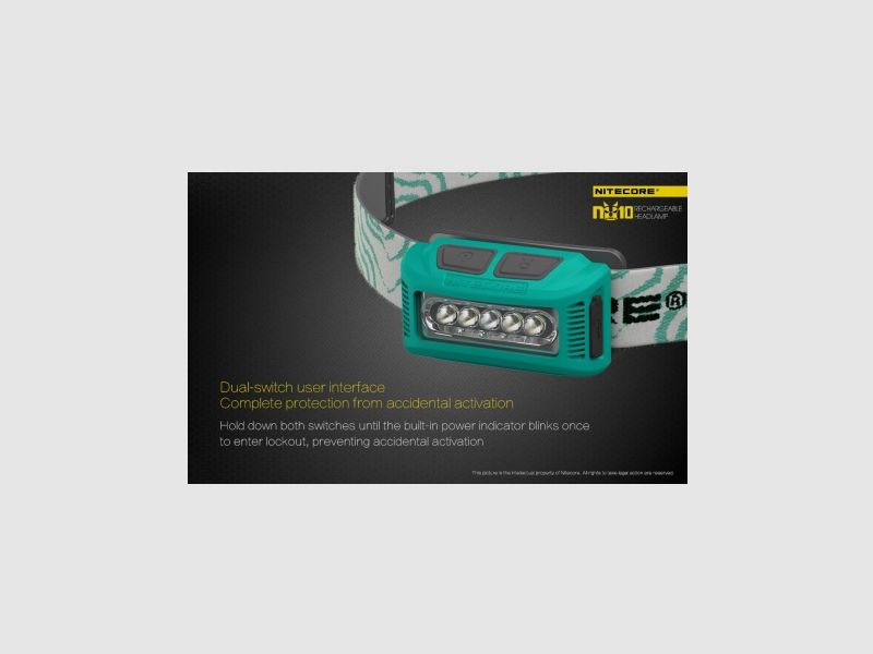Nitecore NU10CRI Hoofdlamp 115 lumen Rood, afbeelding 16 van 23