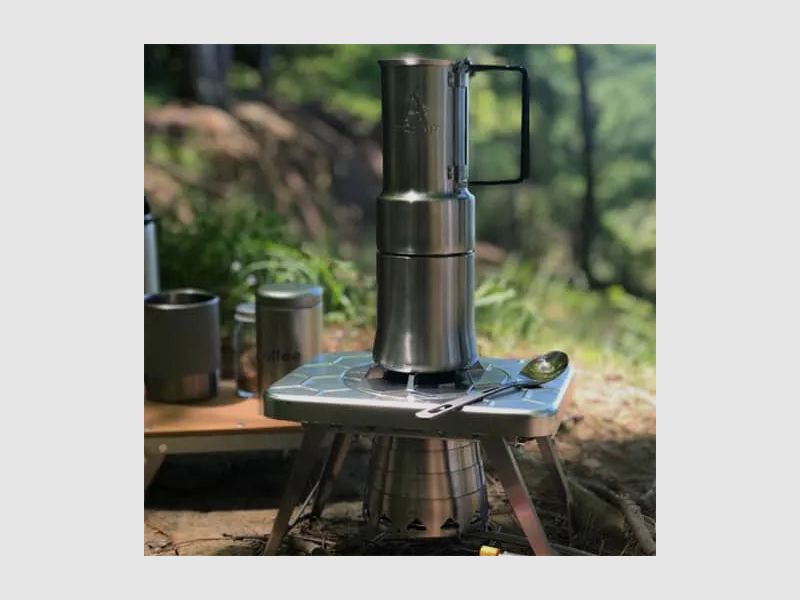 nCamp Kompakte Cafe/Espresso-Kaffeemaschine