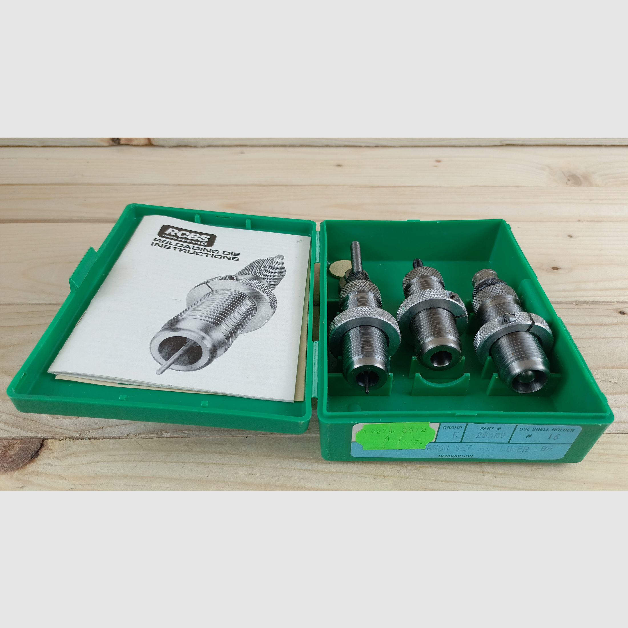 RCBS Set completo Rock Chucker, .357 Magnum e 9mm Luger *set top*