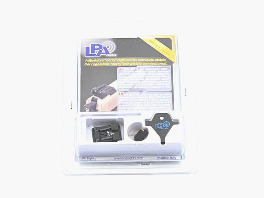 Visierset LPA Stahl Target SPR36GL, Glock 17-32