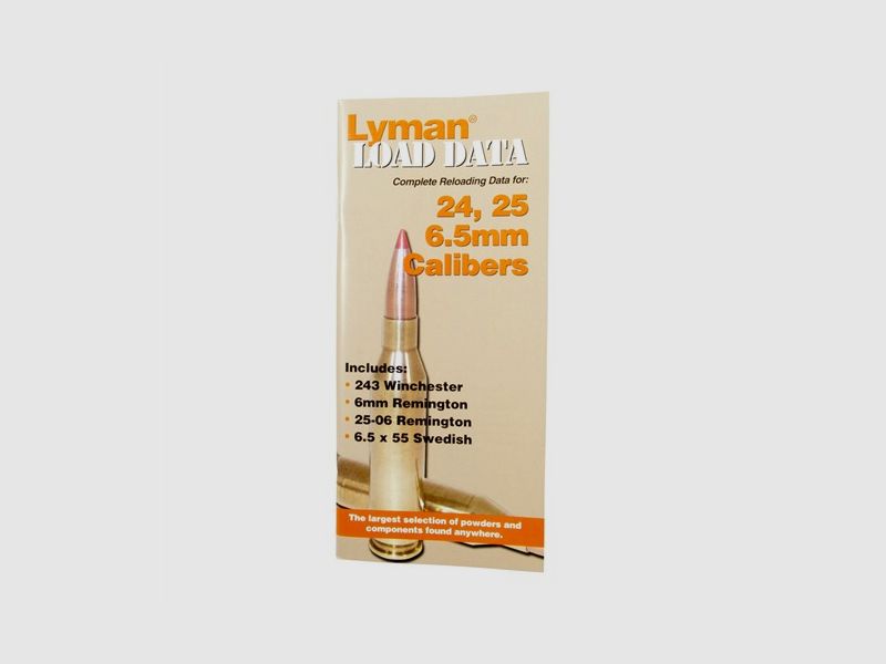 Reloading Book 24, 25, 6.5mm