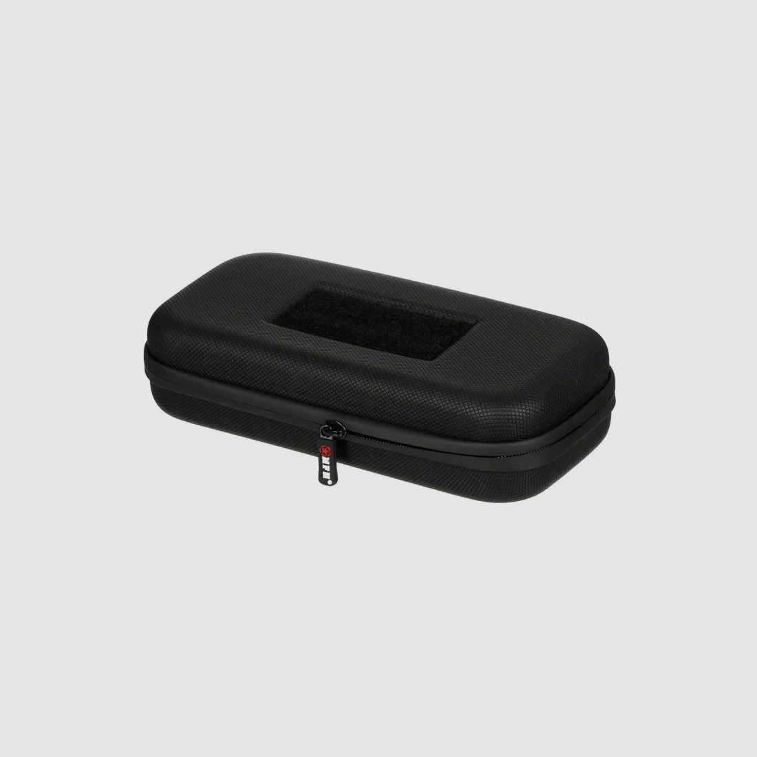 Hard shell bag, large, with Velcro loops, black