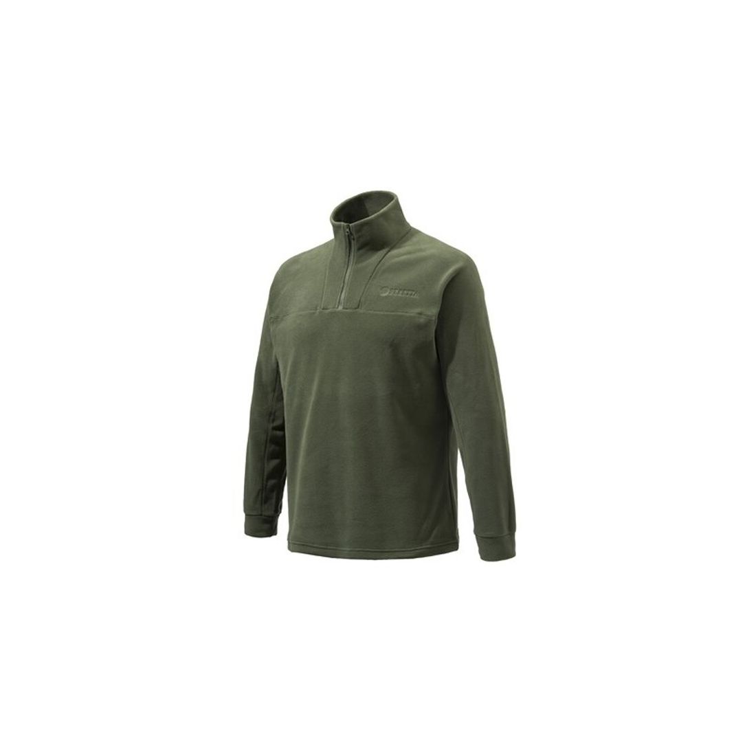 Beretta Fleece Pullover Herren, Half Zip, Jagdpullover Größe M, Farbe grün
