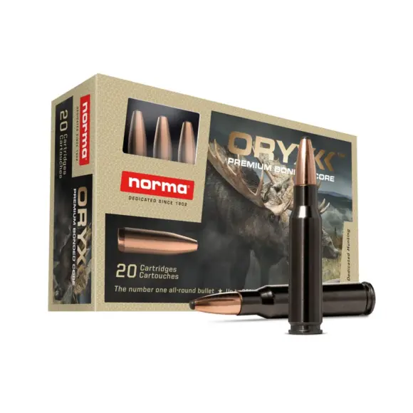 Patrony 8x57JS Norma - Oryx Tłumik - 196 grains