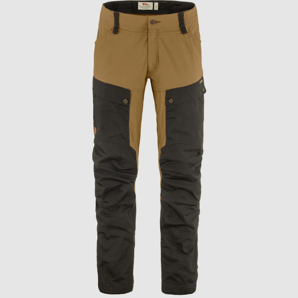 FJÄLLRÄVEN Keb Trousers M Long Dark Grey-Buckwheat Brown