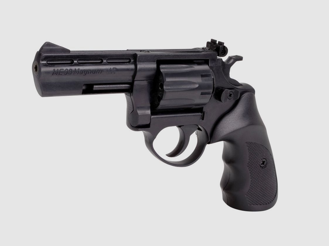 ME 38 Magnum-4R, cal. 4 mm R long, poignée en plastique brunie