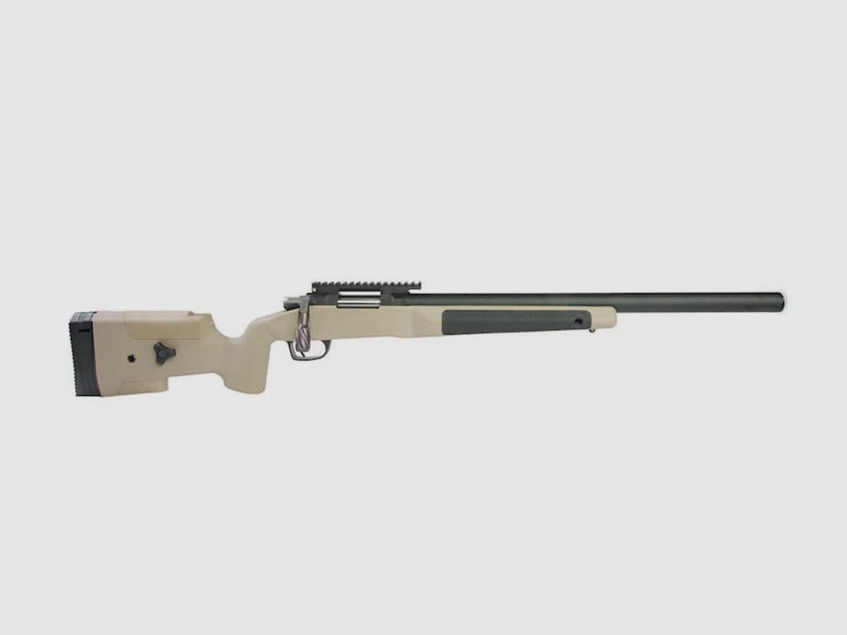 Maple Leaf MLC-338 Bolt Action Sniper Rifle Deluxe, Dark Earth, cal. 6 mm BB