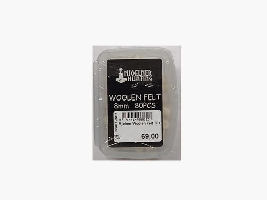 Mjølner Hunting Woolen Felt Til 8mm 80stk.