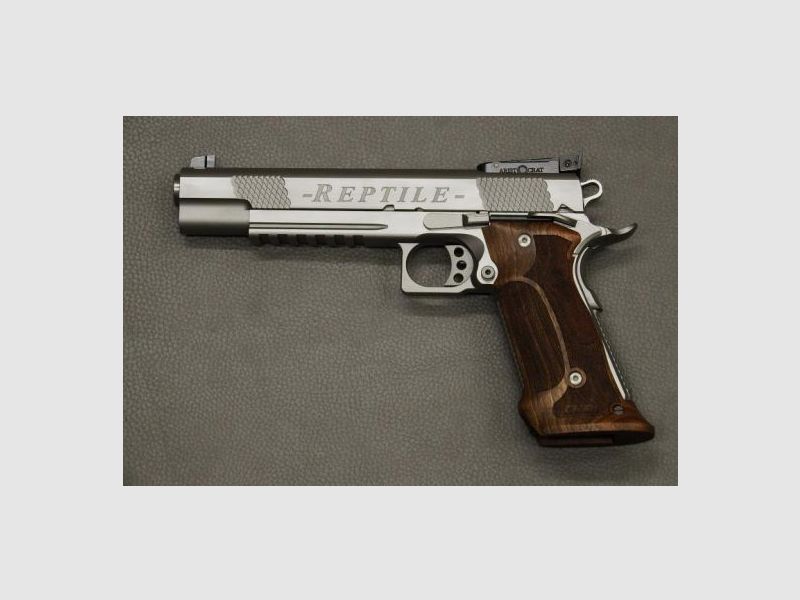 1911 Club 30 Reptile Pistool | Kaliber .45 ACP | Zilver CrN PVD Coated