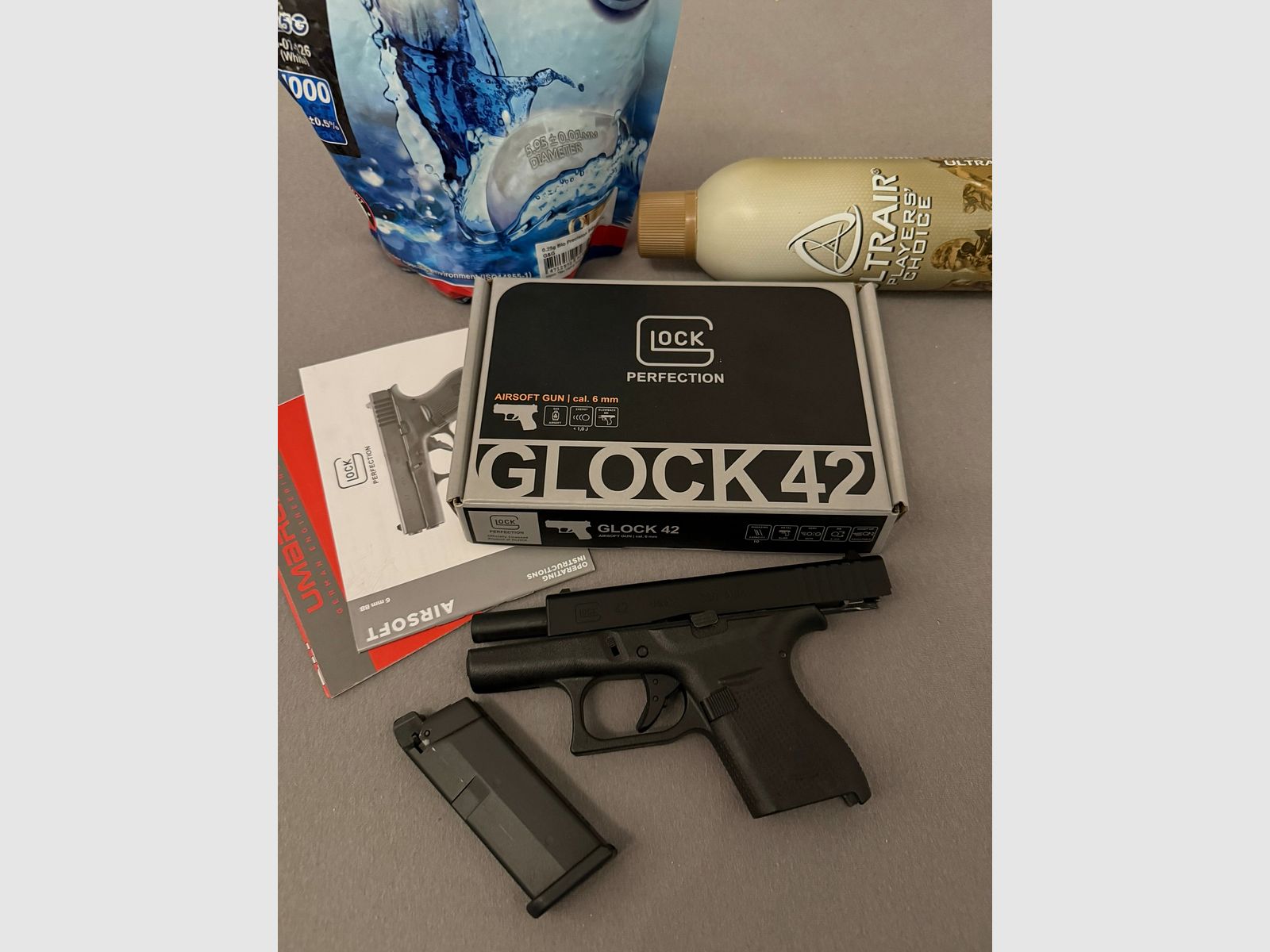 Glock 42 Pistolet Airsoft Gaz 6mm