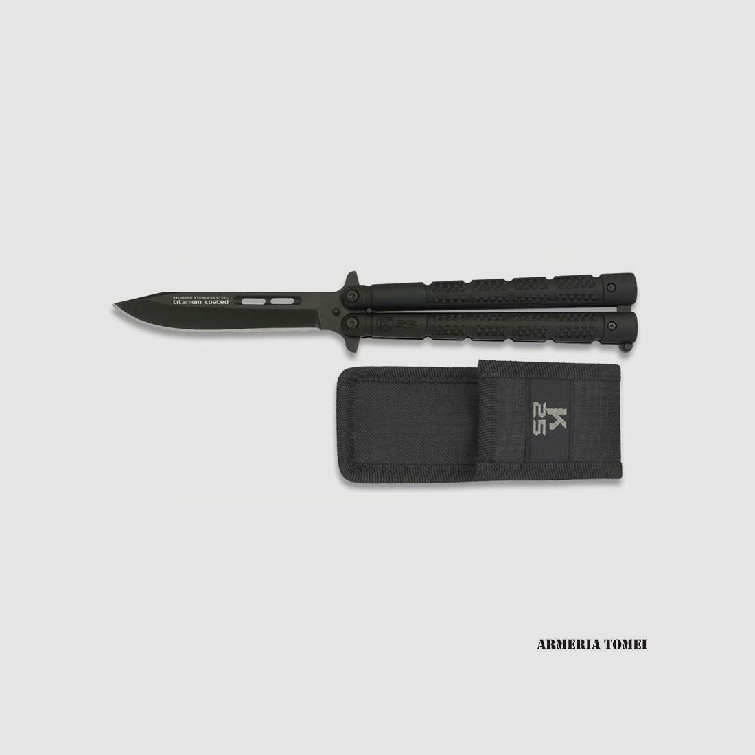 COLTELLO – RUI K25 BUTTERFLY K25 NERO LAMA 10