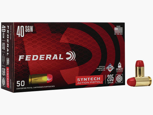 Federal Syntech Action Pistol .40 S&W 210GR SJFN 50 cartridges