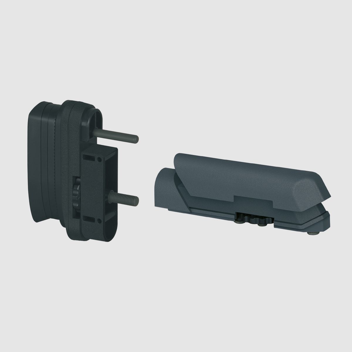 Amoeba Schaftbacke + Schaftkappe Striker S1 Grau