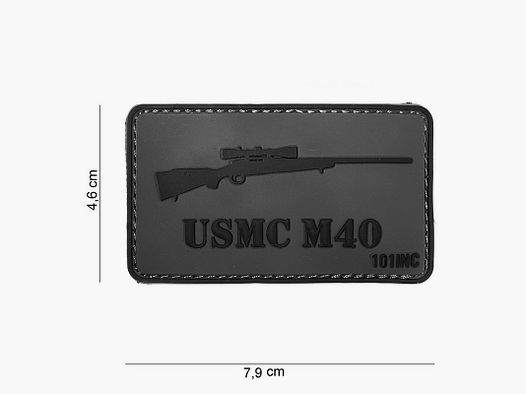 101 INC PATCH USMC M40 3D PVC